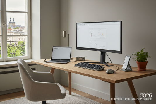 Best Refurbished Home Office Setups in Europe 2026 – Affordable Work From Home Tech Deals