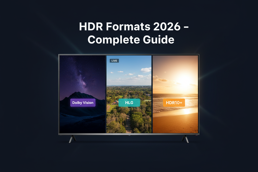 Smart TV HDR Formats 2026 – Dolby Vision vs HDR10+ vs HLG Complete Guide for Europe