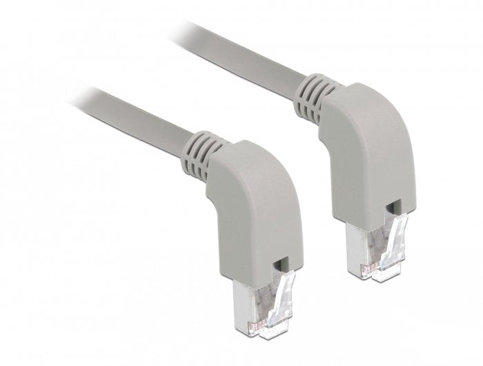 Delock Network Cable RJ45 CAT.6A S/FTP 1M Grey