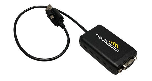 Cradlepoint - USB Cable Serie - USB (m) Atornillable a RS-232 (w) Atornillable - 40CM - Daumenschrauben - Fr S