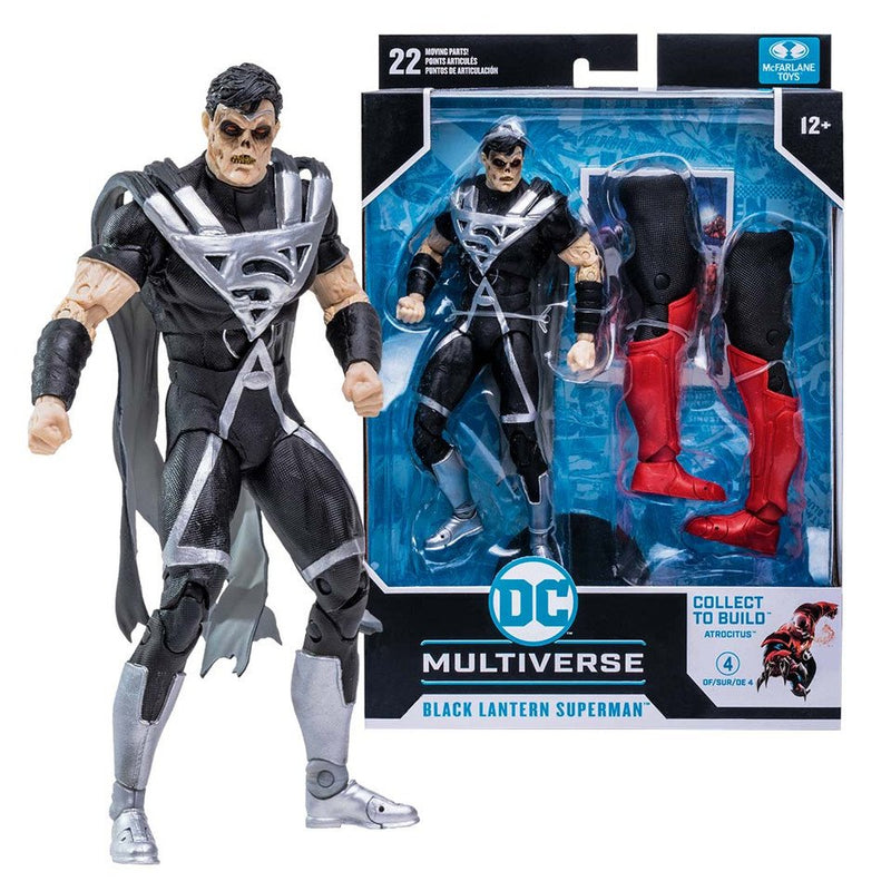Figure Black Lantern Superman Multiverse DC Comics 17CM