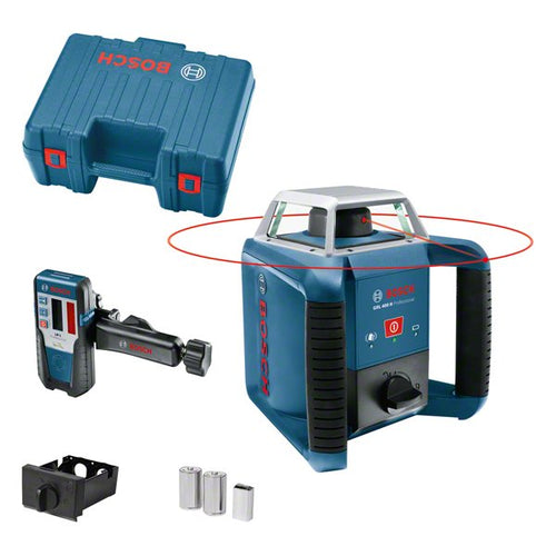 Bosch Professional Láser Rotating Grl 400 H Professional, With Receptor Blue/Black Case Line Láser Red 6010618 — image 1
