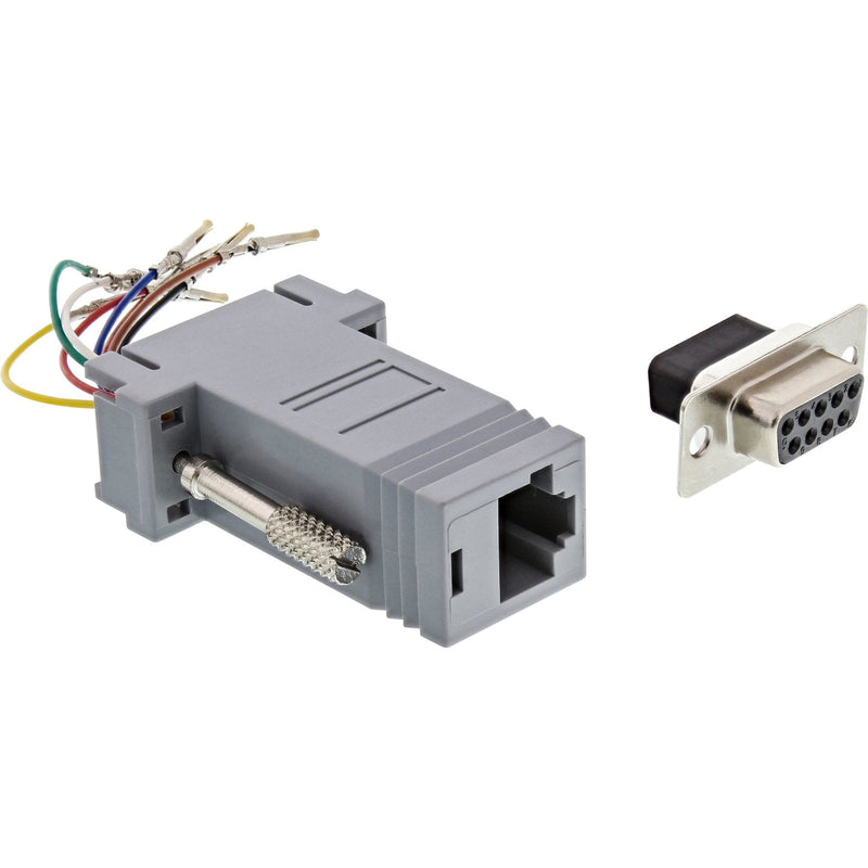 Inline Adapter Sub-d 9 Pines Female a RJ45 Female