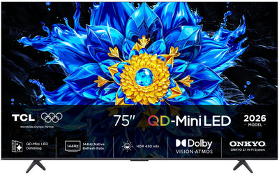 Tcl 75P8L Black TV Smart TV 75 QLED UHD 4K Hdr 144 HZ — image 1