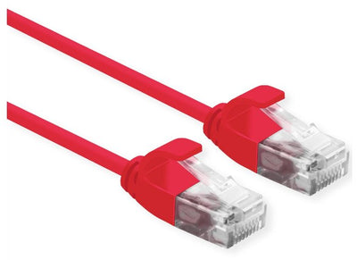 Roline UTP Datacenter Network Cable CAT.6A (class Ea), Lsoh, Slim, Red 3M — image 1