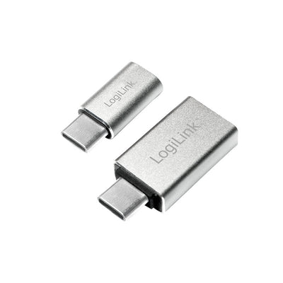 Logilink AU0040 Adapter USB Cable 3.1 C USB 3.0A, Micro USB 2.0 Aluminium — image 1