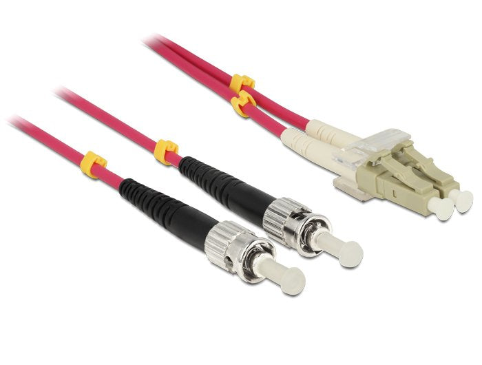 Delock Cable Fibre Optic Lc St Multimode OM4 10M