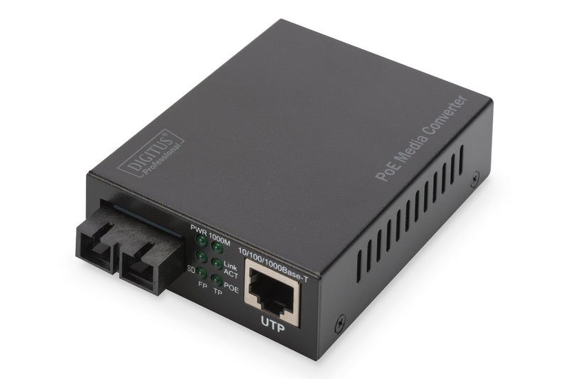 Digitus Convertidor Gigabit PoE Multim. Medios RJ45 Sc Mm Pse