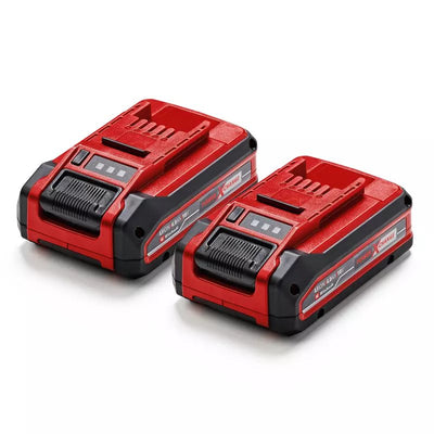 Einhell Battery Power-x-change Twin-pack 18VOLT 4.0AH Network/Black, 2 Pieces Without Charger 4511629 — image 1