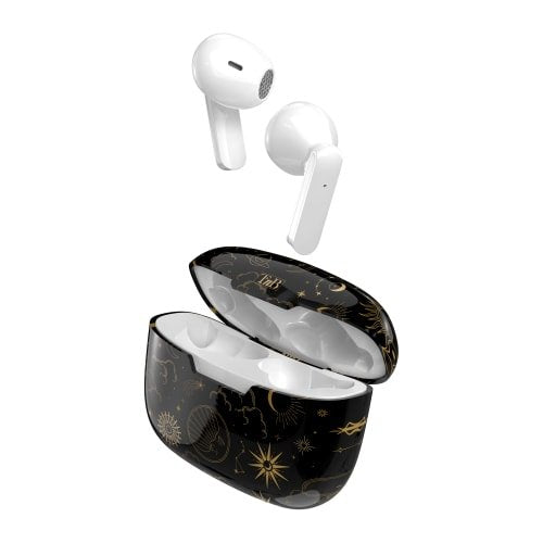 Headphones Tnb Xclusiv Tws Astro With Base Charging - Black/Oro