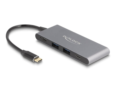 Delock Hub 4 Port USB Type-c With 2 X USB Typ-a And 2 X USB Type-c 10Gbps — image 1
