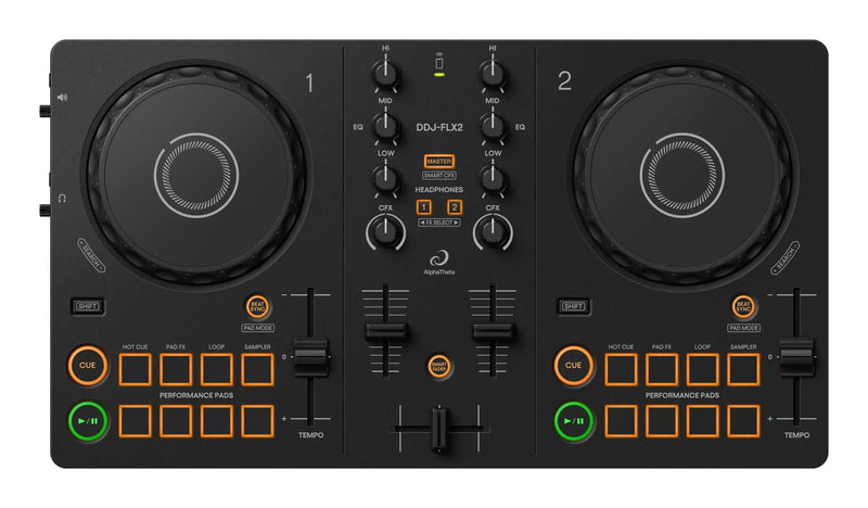Alphatheta (pioneer Dj) DDJ-FLX2 - Controlador Dj 2 Canales, Black