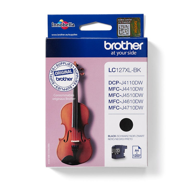 Brother Ink LC-127XLBK Black High Capacity 1.200PAG