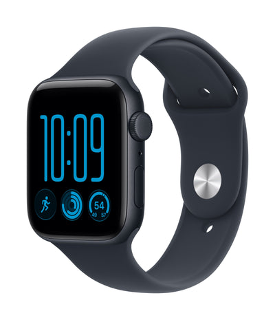 Apple Watch Se 3 GPS + Cellular 44MM Midnight Aluminium Case With Navy Blue Sport Band - M L — image 1