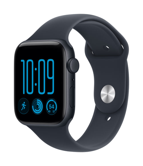Apple Watch Se 3 GPS + Cellular 44MM Midnight Aluminium Case With Navy Blue Sport Band - S M — image 1