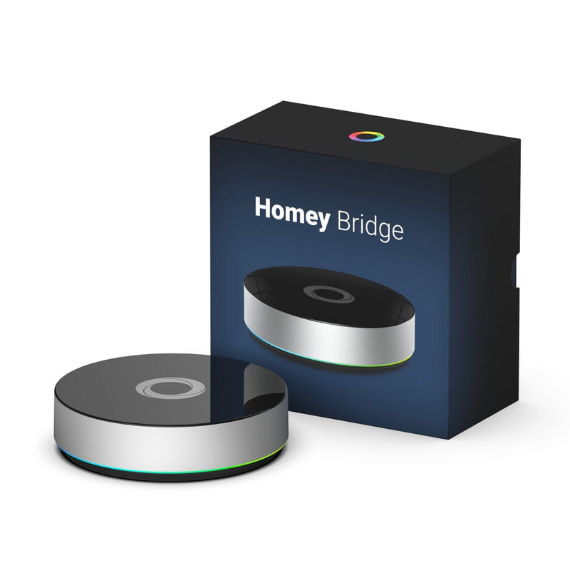 Homey Bridge Smart Home Controller - Black With Zigbee, Z-wave, Bluetooth, 433MHZ And Infrarot