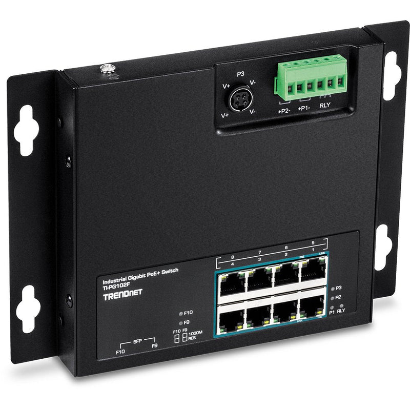 Trendnet Switch 10PORT Gbit Unman. PoE + Fa Metal