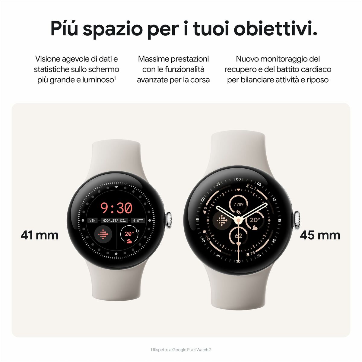 Google Smartwatch Google Pixel Watch 3 45Mm Black 1,4" 45 Mm