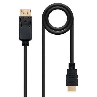 Nanocable Cable Converter DisplayPort Male a HDMI Male - 10M - Black — image 1