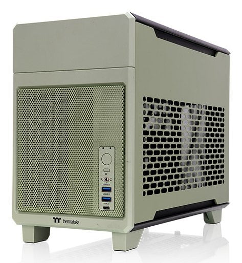 Thermaltake PC Case CA-11A-00SENN-00 Green Claro