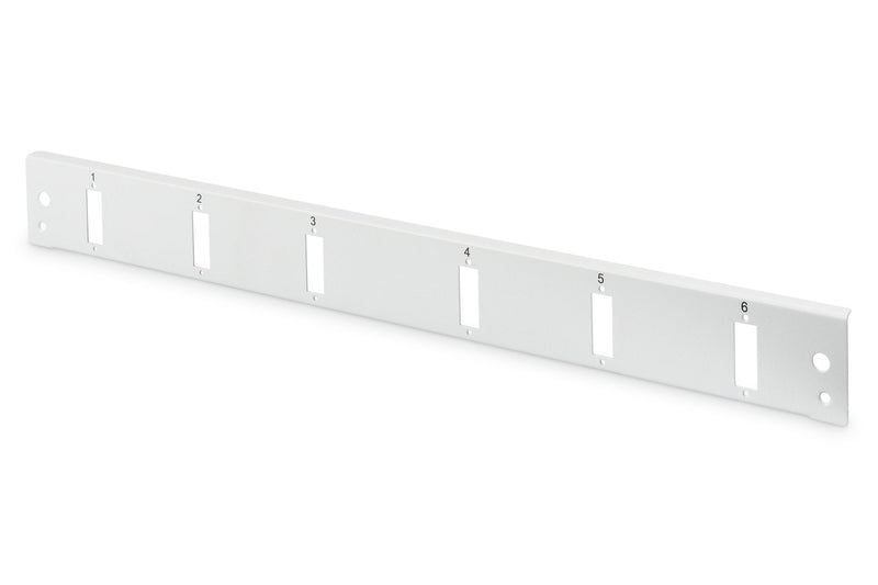 Digitus Panel Front Vertical 6 Ports Sc 1U Grey