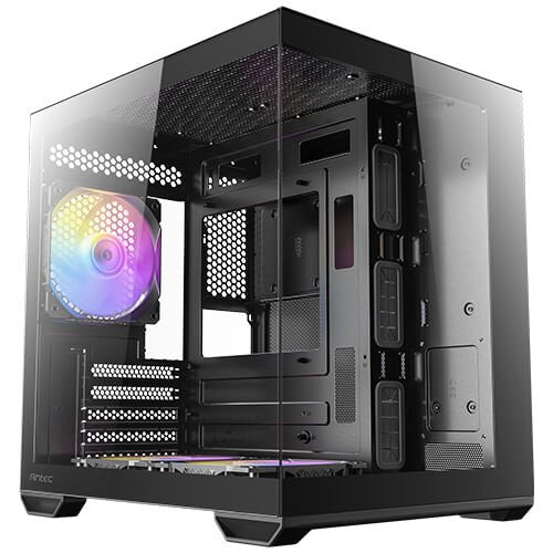 Antec Box Minitorre microATX CX60M A-rgb Black microATX / ARGB/ 1 X 3.5'', 3 X 2.5''/ 3X Fans Intalados