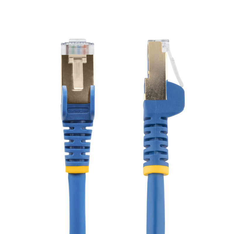 StarTech.com 50CM CAT.6A Ethernet Cable 10 Gigabit Shielded Snagless RJ45 100W PoE Patch Cord CAT.6A 10GBE STP