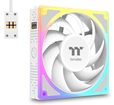 Thermaltake Fan PC Toughfan Ex 140 ARGB Sync White, Paquete Serie 3 Housing 140MM CL-F213-PL14SW-A — image 1