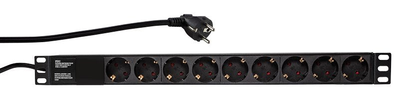 Logilink Power Strip Power Rack 19\1 9 Sockets Without Switch