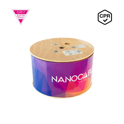 Nanocable Cable Network CAT.7 600MHZ Lszh SFTP Pimf AWG23 305M - Orange — image 1