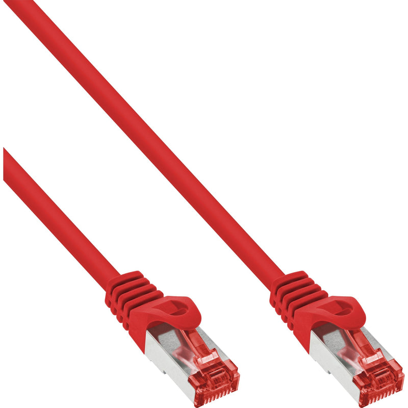 Inline Network Cable S/FTP Pimf CAT.6 250MHZ Pvc Cobre Red 1M