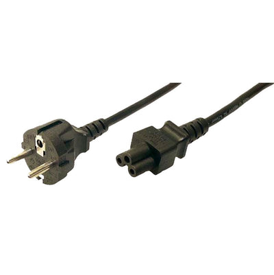 Logilink Cable Power CEE7/7A C5 (trebol) 1.80M Black CP093 — image 1
