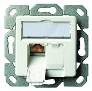 Telegärtner Cable Duct Mounting CAT.5E Socket Power White