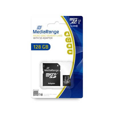 Mediarange MR945 Memory Flash 128GB Microsdxc Clase 10 Uhs-i — image 1