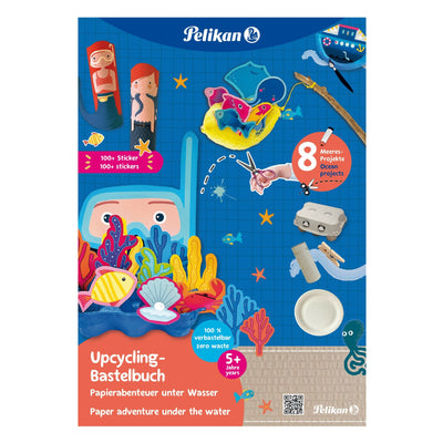 Pelikan Upcycling Bastelbuch With Sticker, Meereswelt A4 — image 1