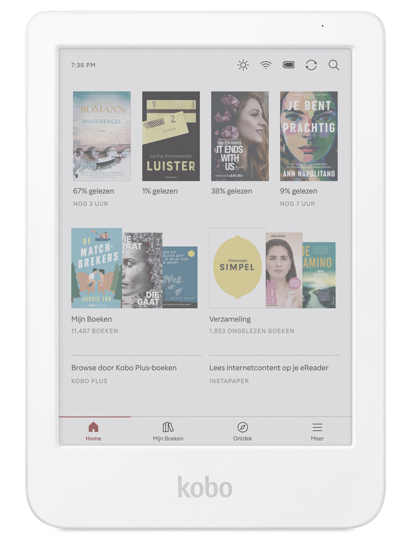 Kobo Clara Colour Lectore E-book Screen Touchscreen 16GB Wi-Fi White