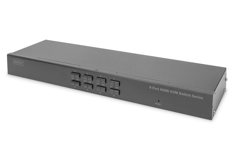 Digitus Kvm-switch, 8-PORT, Single-display, 4K, HDMI