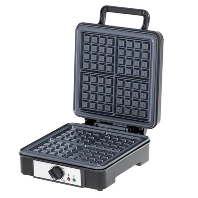 Adler AD3049 Gofrera Professional 4 Gofres Belgas Gruesos, Placas Antiadherentes, Black 1800W — image 1