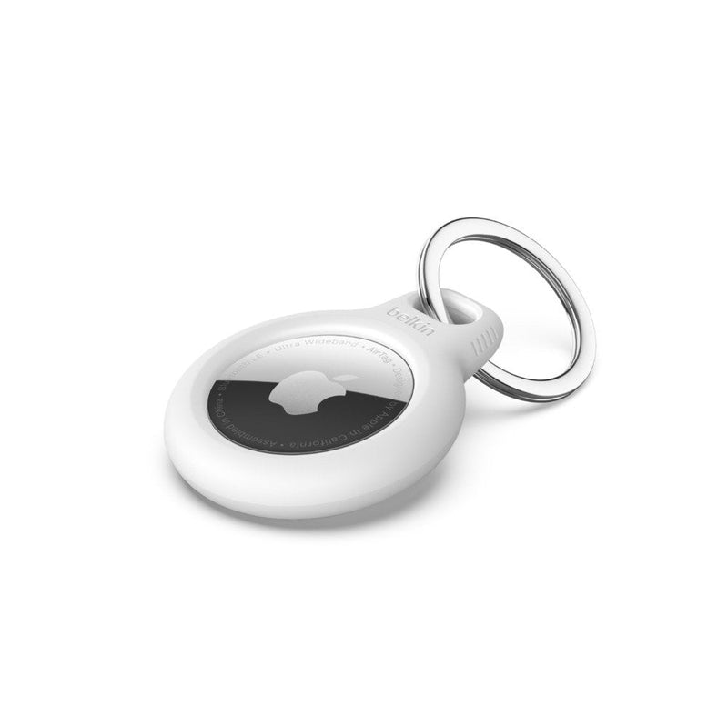 Belkin Stand Seguro With Keyring Apple Airtag White
