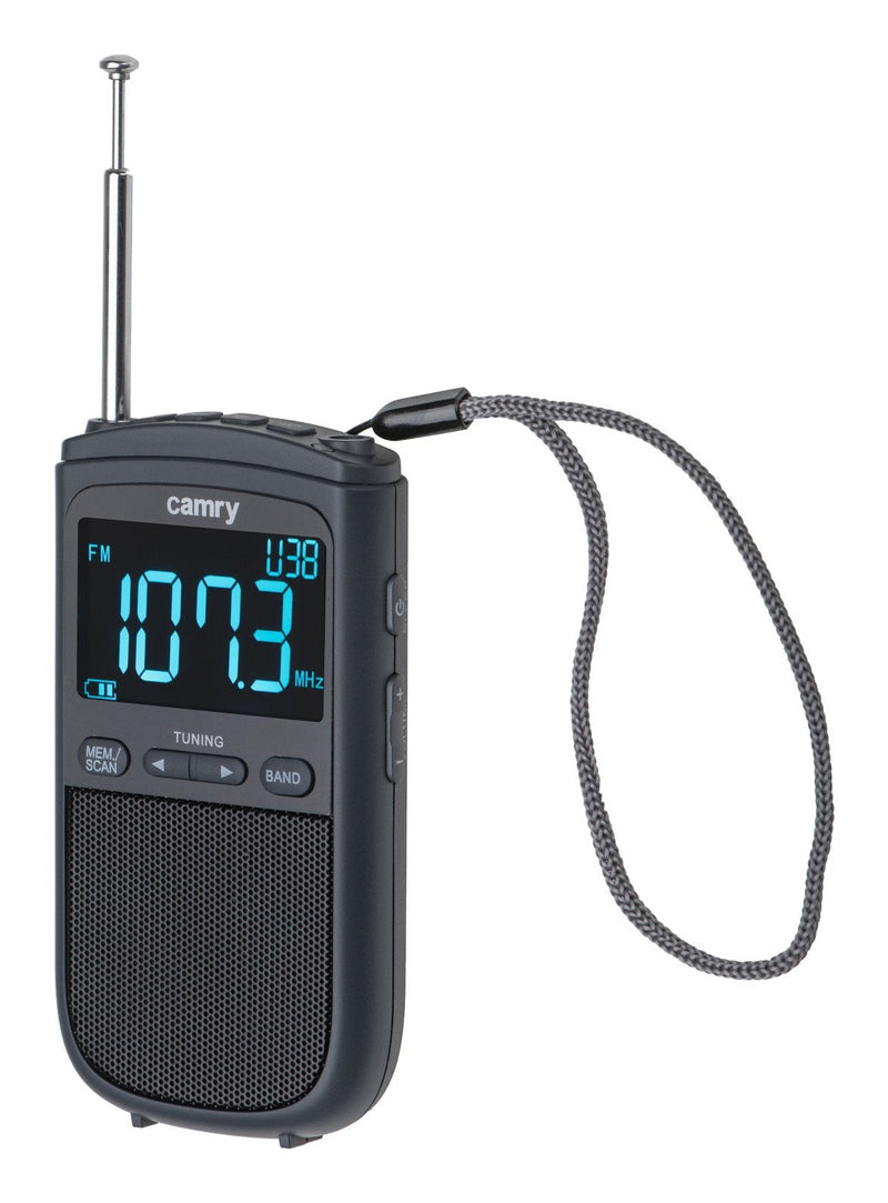 Camry Mini Radio Cr 1905 Portable, Black