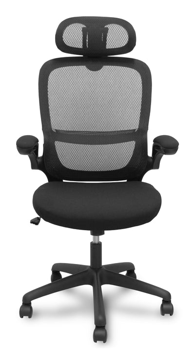 Piqueras And Crespo Forol Chair PRO525 Respaldo Mesh Black Asiento Fabric Colour Black And Cabecero — image 1