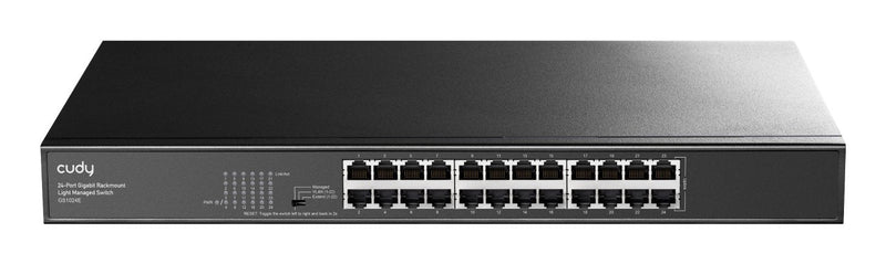 Cudy GS1024E Switch Gestionado Gigabit Ethernet (10/100/1000) Black