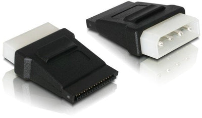 Delock Adapter Power SATA 15 Pin a Molex 4 Pin Connector Male — image 1