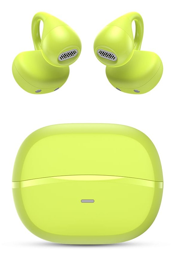 Spc Headphones Bluetooth Boost Clip With Case Charging Battery Life 6H Verdes File
