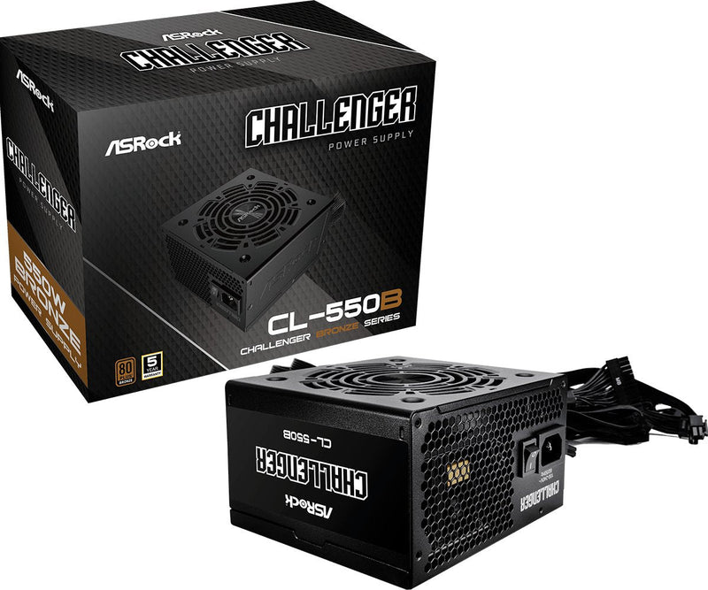 Asrock Power Supply Challenger 550W 80 Plus Bronze