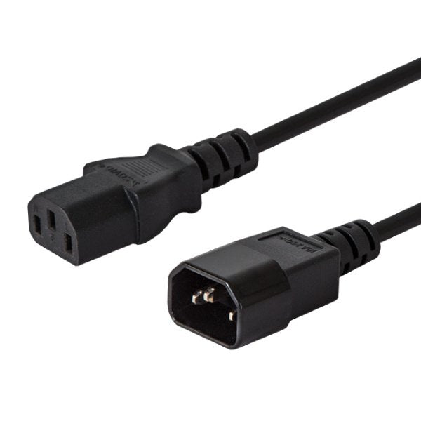 Savio Cable CL-99 IEC 320 C14 M - C13 F 1,20M Black