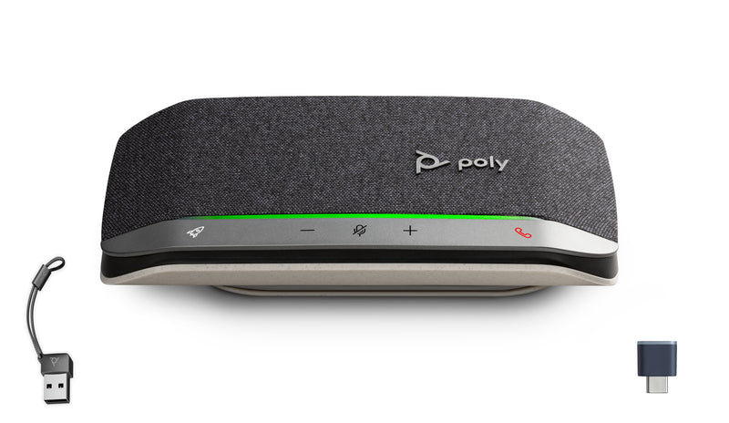 Poly HP Sync 20 + Speakerphone USB-C/a Adapter Speaker PC Black