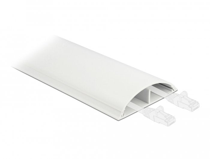 Delock Canaleta Cables Self-adhesive 119 X 26MM - Length 1M White