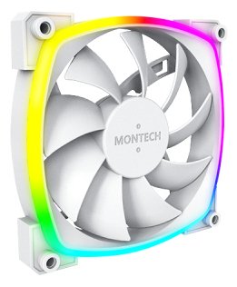 Montech Fan PC 120X120 AX120 PWM White 3 In 1