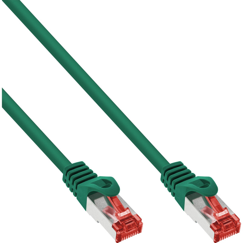 Inline 70 Pieces Bulk-pack Network Cable S/FTP Pimf CAT.6 250MHZ Pvc Cobre Green 1M